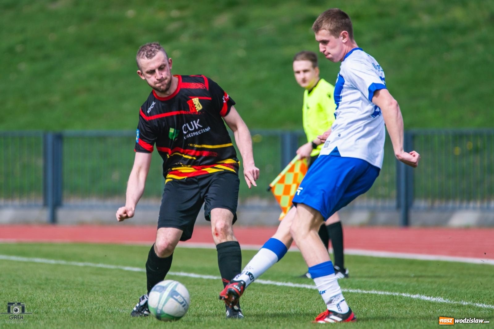 Zdjęcie w galerii na portalu naszwodzislaw.com: Dobra passa Płomienia Połomia. Unia Racibórz na kolanach [FOTO] wiadomości z regionu