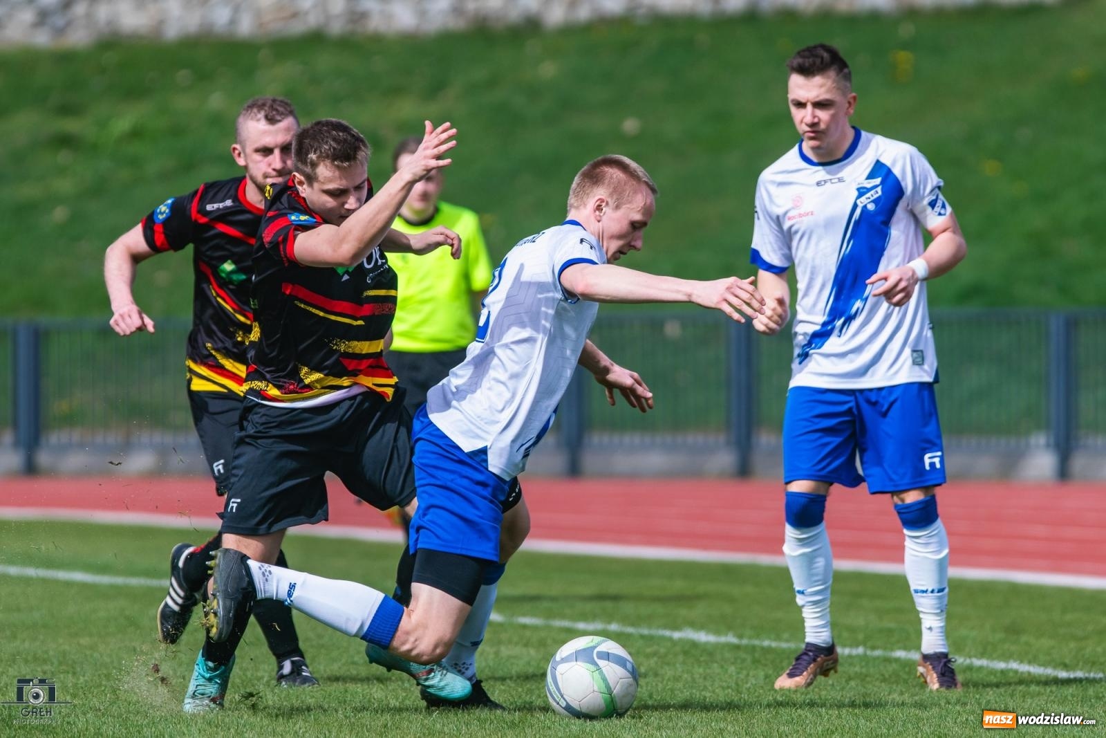 Zdjęcie w galerii na portalu naszwodzislaw.com: Dobra passa Płomienia Połomia. Unia Racibórz na kolanach [FOTO] wiadomości z regionu