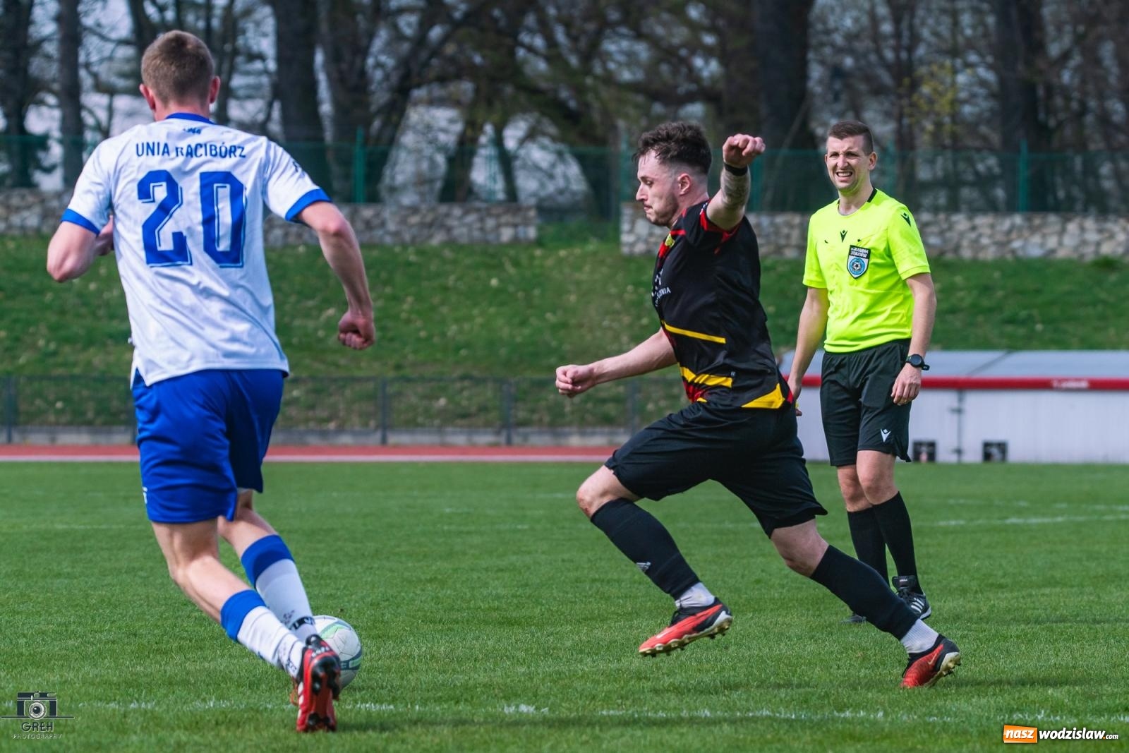 Zdjęcie w galerii na portalu naszwodzislaw.com: Dobra passa Płomienia Połomia. Unia Racibórz na kolanach [FOTO] wiadomości z regionu