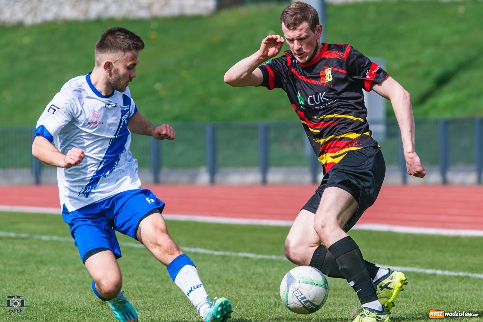 Zdjęcie w galerii na portalu naszwodzislaw.com: Dobra passa Płomienia Połomia. Unia Racibórz na kolanach [FOTO] wiadomości z regionu