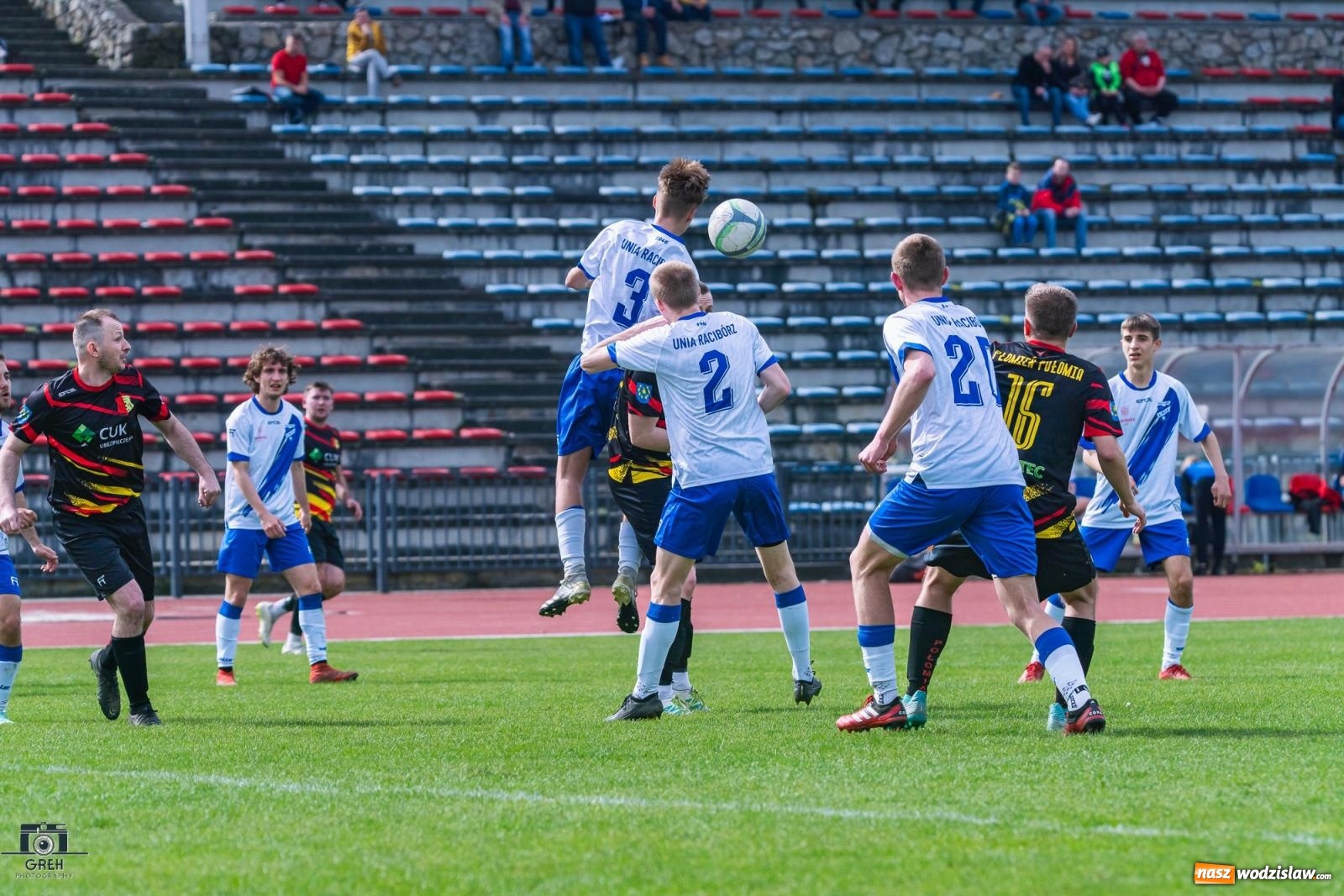 Zdjęcie w galerii na portalu naszwodzislaw.com: Dobra passa Płomienia Połomia. Unia Racibórz na kolanach [FOTO] wiadomości z regionu