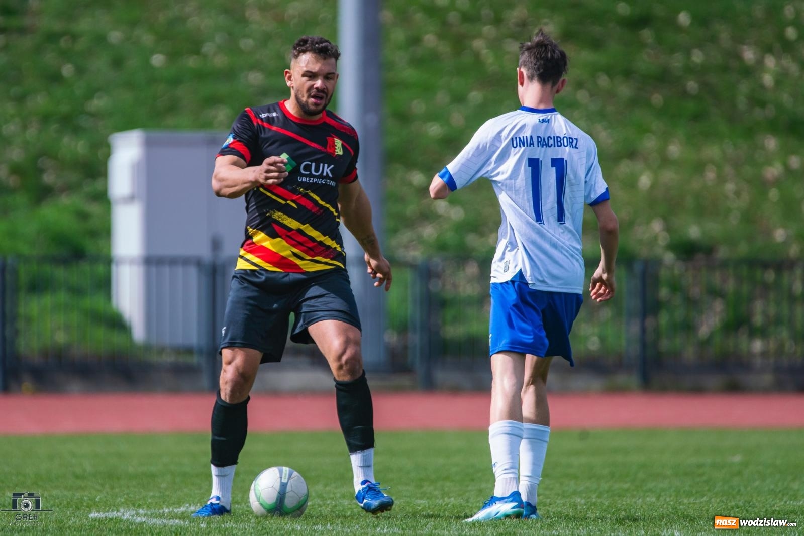 Zdjęcie w galerii na portalu naszwodzislaw.com: Dobra passa Płomienia Połomia. Unia Racibórz na kolanach [FOTO] wiadomości z regionu