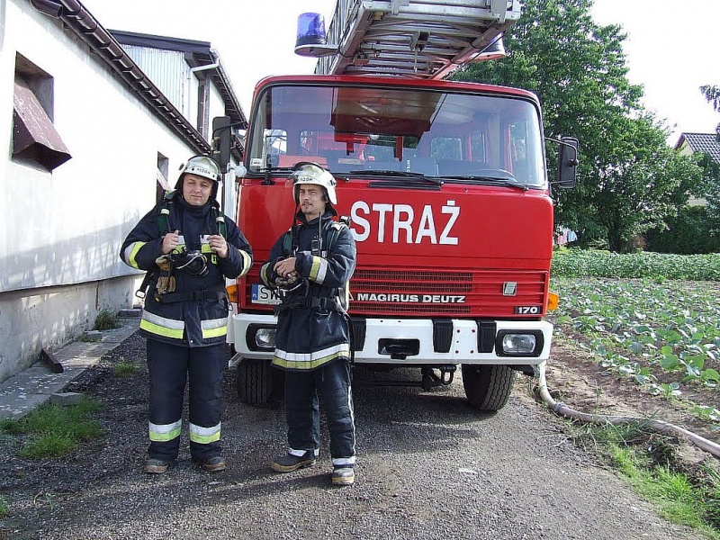 Zdjęcie w galerii na portalu naszwodzislaw.com: Pożar kurzej fermy w Kokoszycach wiadomości z regionu