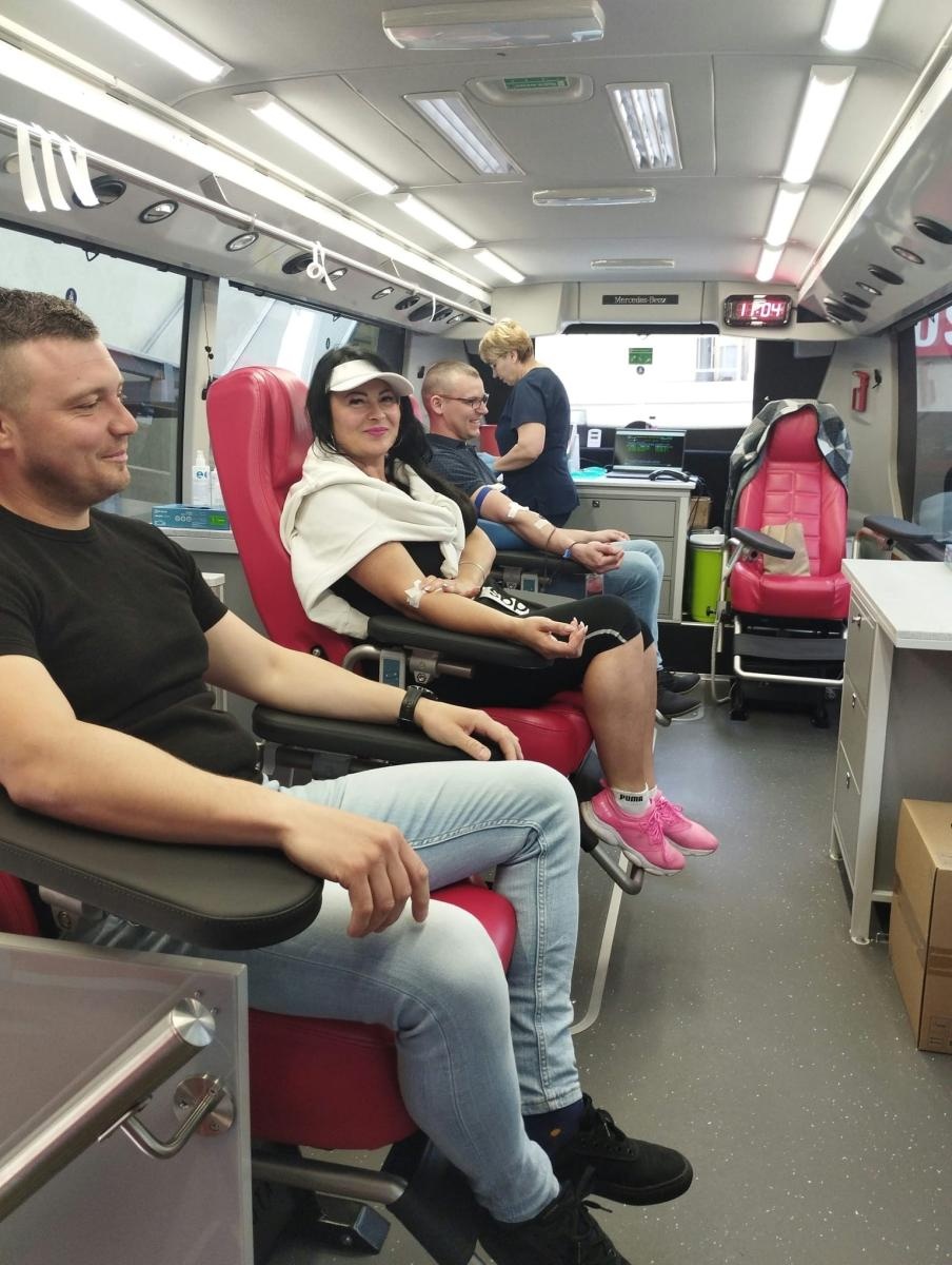 Zdjęcie w galerii na portalu naszwodzislaw.com: W Syryni zebrano niemal osiem litrów krwi wiadomości z regionu