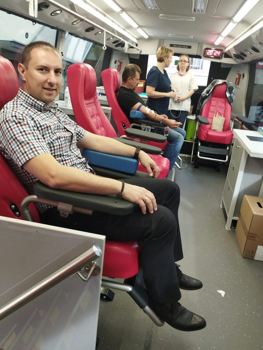 Zdjęcie w galerii na portalu naszwodzislaw.com: W Syryni zebrano niemal osiem litrów krwi wiadomości z regionu