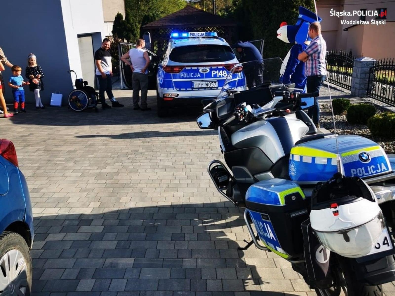 Zdjęcie w galerii na portalu naszwodzislaw.com: Gorzyccy policjanci spełnili marzenie Bartka [FOTO] wiadomości z regionu