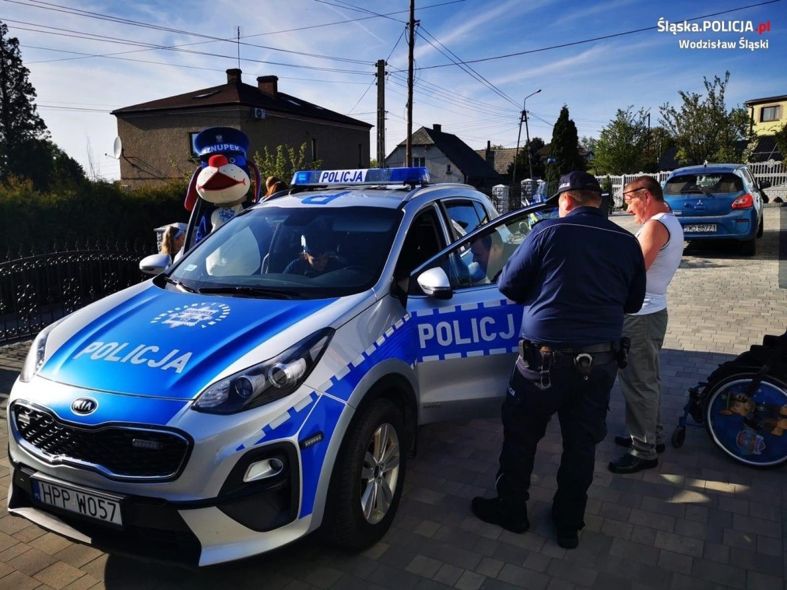 Zdjęcie w galerii na portalu naszwodzislaw.com: Gorzyccy policjanci spełnili marzenie Bartka [FOTO] wiadomości z regionu