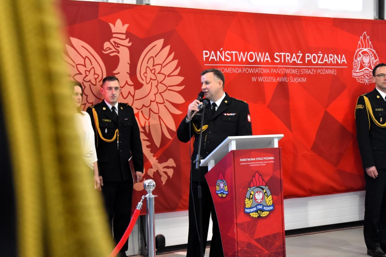 Zdjęcie w galerii na portalu naszwodzislaw.com: Wodzisławska PSP ma nowego szefa wiadomości z regionu