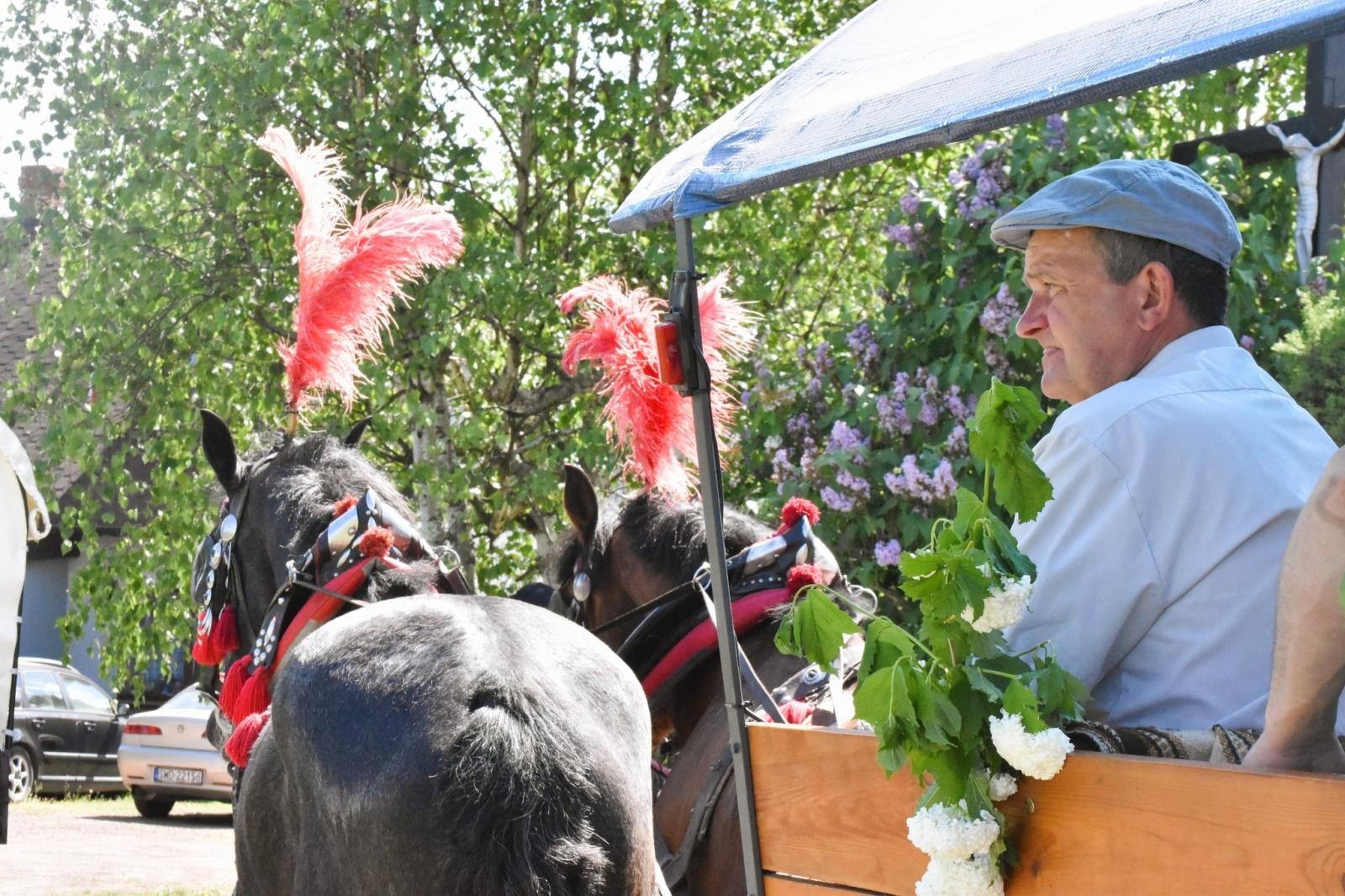 Zdjęcie w galerii na portalu naszwodzislaw.com: Procesja na otwarcie sezonu konnego w gminie Godów [FOTO] wiadomości z regionu