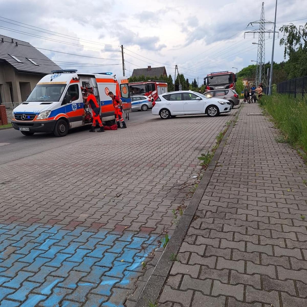 Zdjęcie w galerii na portalu naszwodzislaw.com: Potrącenie 10-latki w Rydułtowach wiadomości z regionu