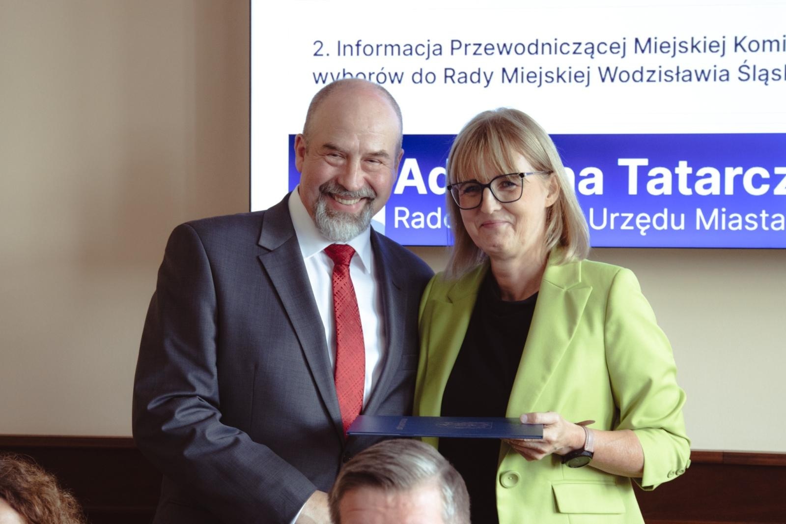 Zdjęcie w galerii na portalu naszwodzislaw.com: Pierwsza sesja kadencji 2024-2029 w Wodzisławiu Śląskim za nami. Ślubowali radni i prezydent [FOTO] wiadomości z regionu