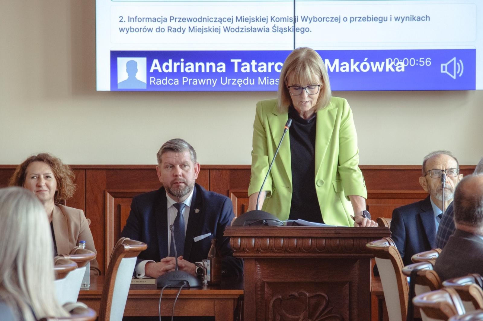 Zdjęcie w galerii na portalu naszwodzislaw.com: Pierwsza sesja kadencji 2024-2029 w Wodzisławiu Śląskim za nami. Ślubowali radni i prezydent [FOTO] wiadomości z regionu