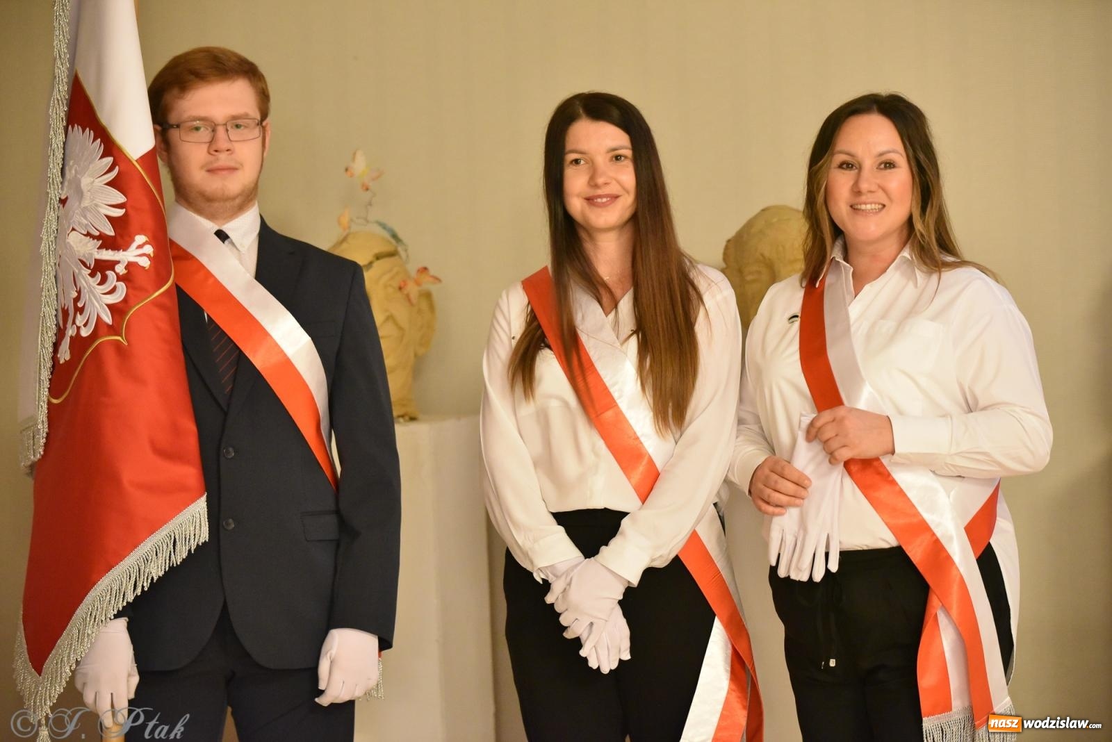 Zdjęcie w galerii na portalu naszwodzislaw.com: Pierwszy stopień wtajemniczenia. Czepkowanie w raciborskiej ANS [FOTO i WIDEO] wiadomości z regionu