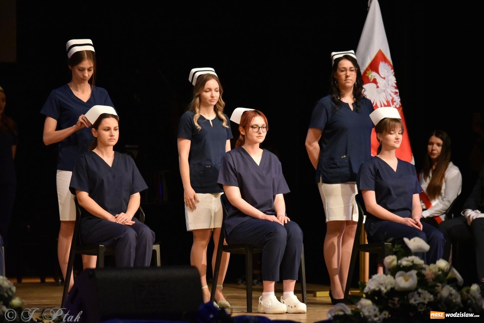 Zdjęcie w galerii na portalu naszwodzislaw.com: Pierwszy stopień wtajemniczenia. Czepkowanie w raciborskiej ANS [FOTO i WIDEO] wiadomości z regionu