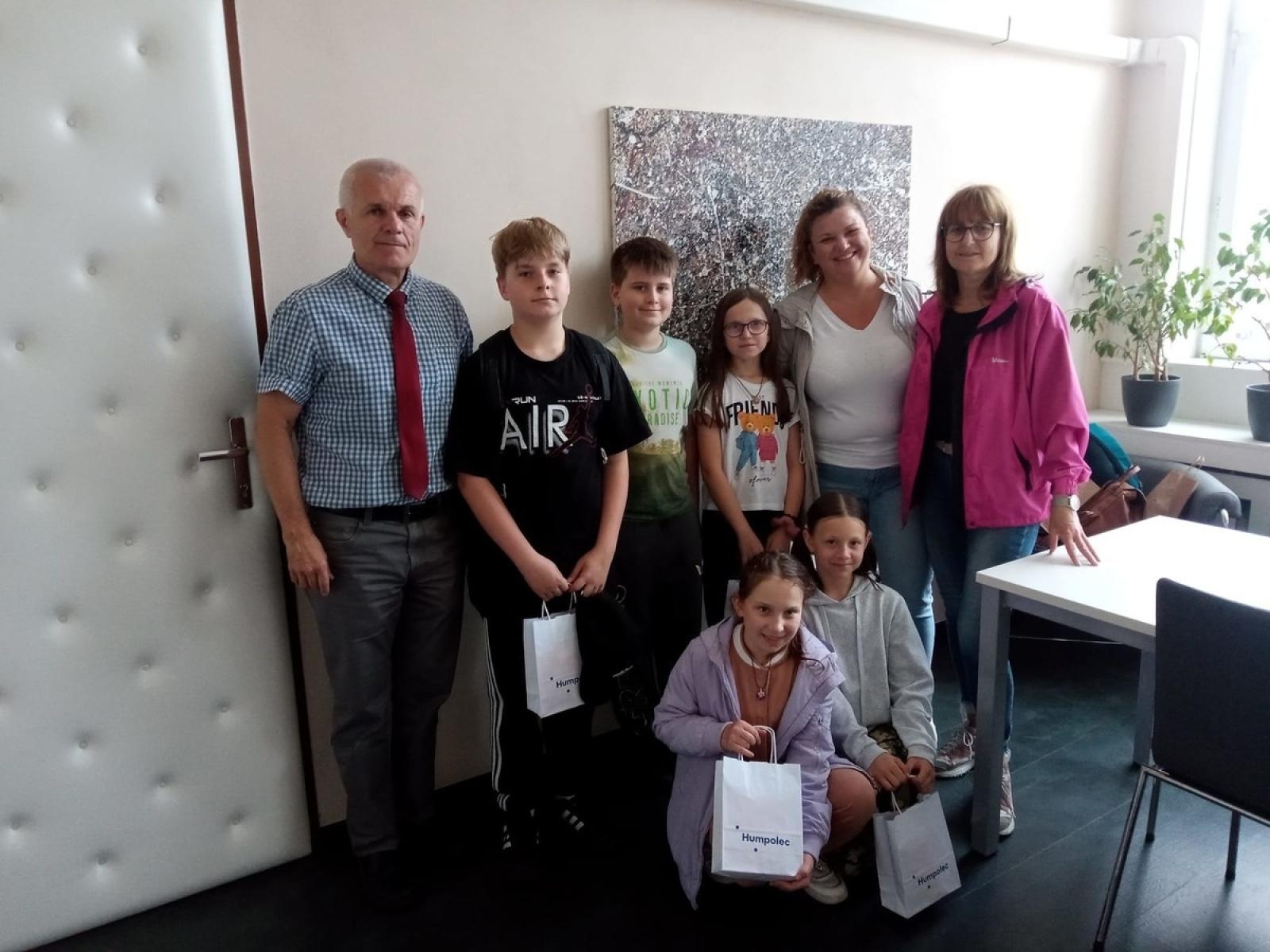 Zdjęcie w galerii na portalu naszwodzislaw.com: Uczniowie z Piętnastki w Humpolcu wiadomości z regionu