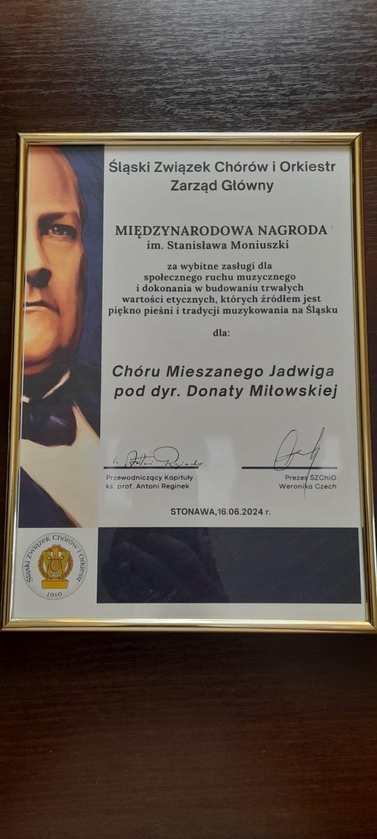 Zdjęcie w galerii na portalu naszwodzislaw.com: Chór Jadwiga z WCK nagrodzony wiadomości z regionu