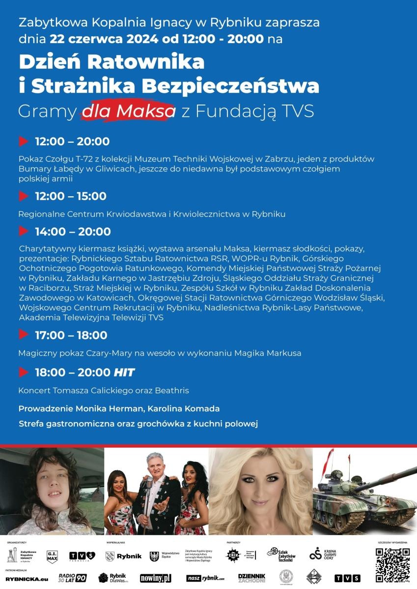 Zdjęcie w galerii na portalu naszwodzislaw.com: Dzień Ratownika i Strażnika Bezpieczeństwa: Gramy dla Maksa z Fundacją TVS wiadomości z regionu