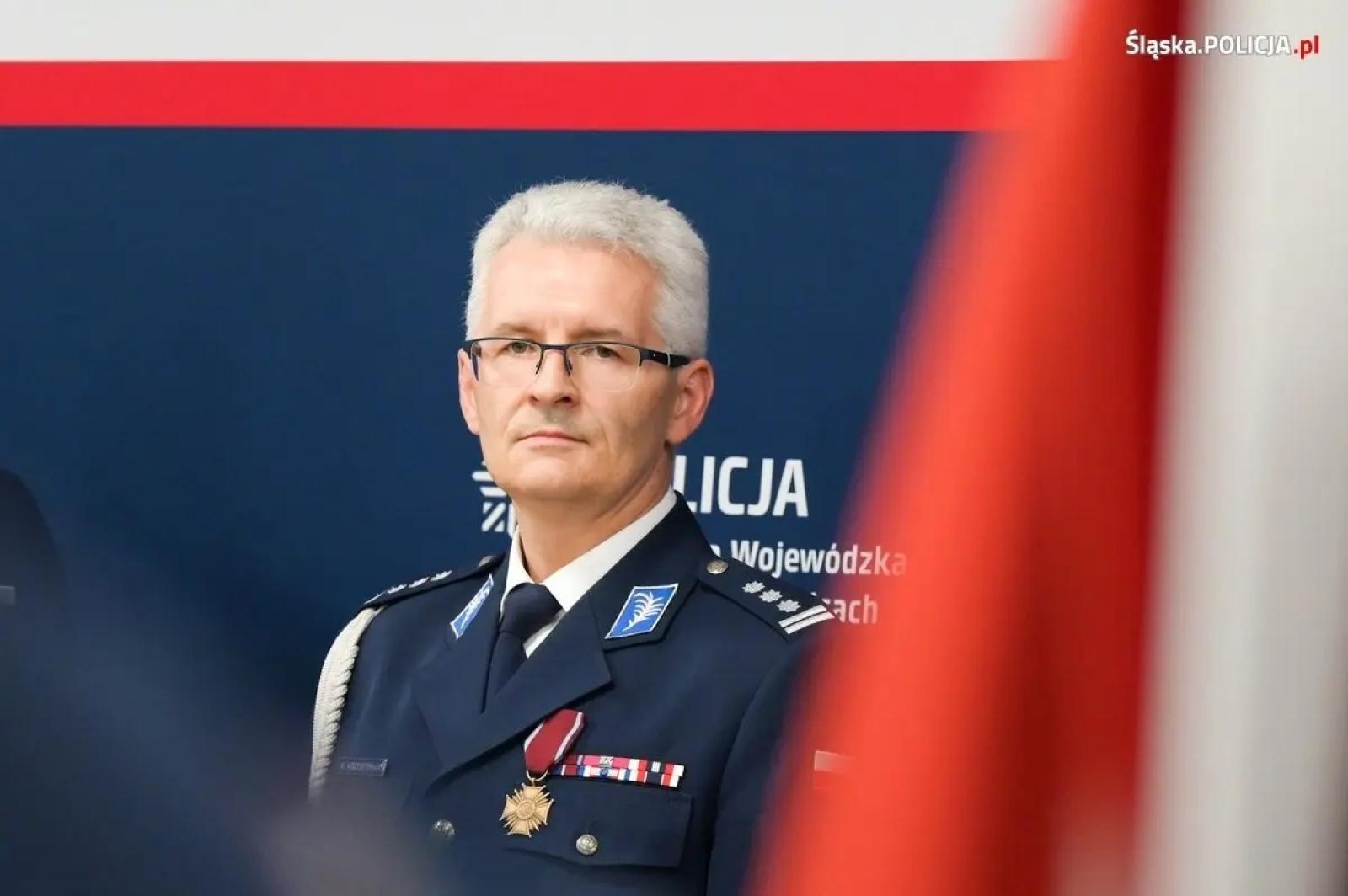 Zdjęcie w galerii na portalu naszwodzislaw.com: Inspektor Mariusz Krzystyniak zasiadł w fotelu komendanta wojewódzkiego policji wiadomości z regionu