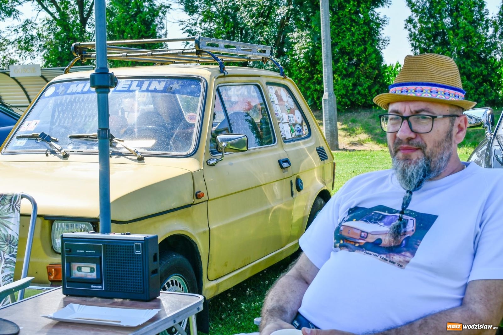 Zdjęcie w galerii na portalu naszwodzislaw.com: Stare samochody i motocykle na zlocie w Zabełkowie [FOTO i WIDEO] wiadomości z regionu