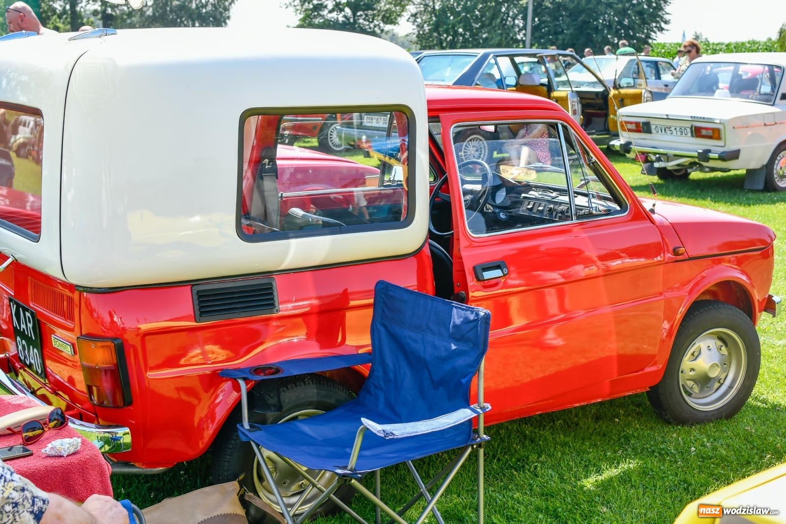 Zdjęcie w galerii na portalu naszwodzislaw.com: Stare samochody i motocykle na zlocie w Zabełkowie [FOTO i WIDEO] wiadomości z regionu