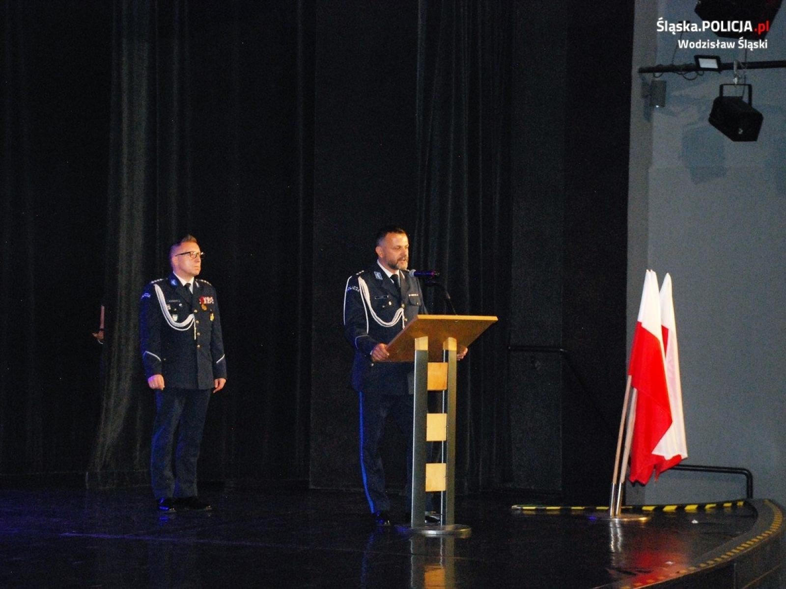 Zdjęcie w galerii na portalu naszwodzislaw.com: Obchody Święta Policji wodzisławskiego garnizonu  wiadomości z regionu