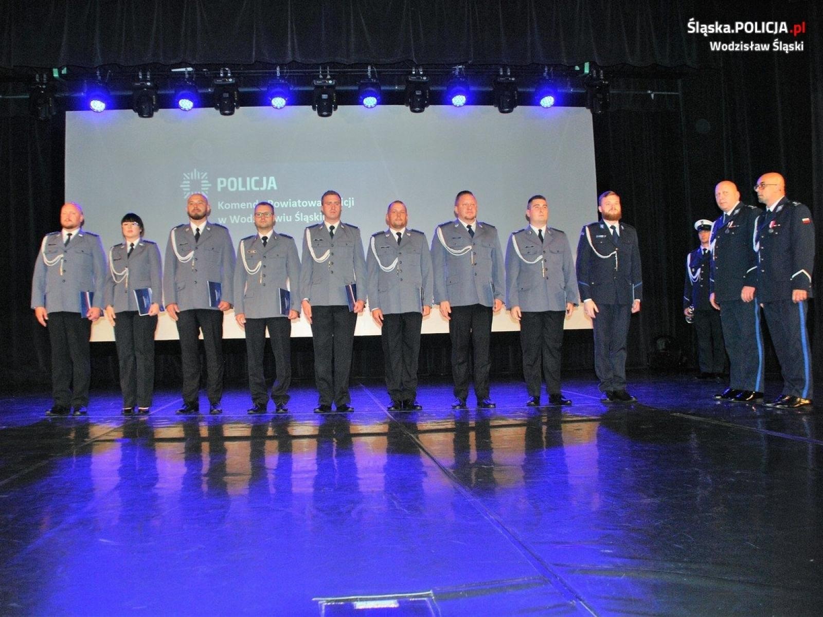 Zdjęcie w galerii na portalu naszwodzislaw.com: Obchody Święta Policji wodzisławskiego garnizonu  wiadomości z regionu