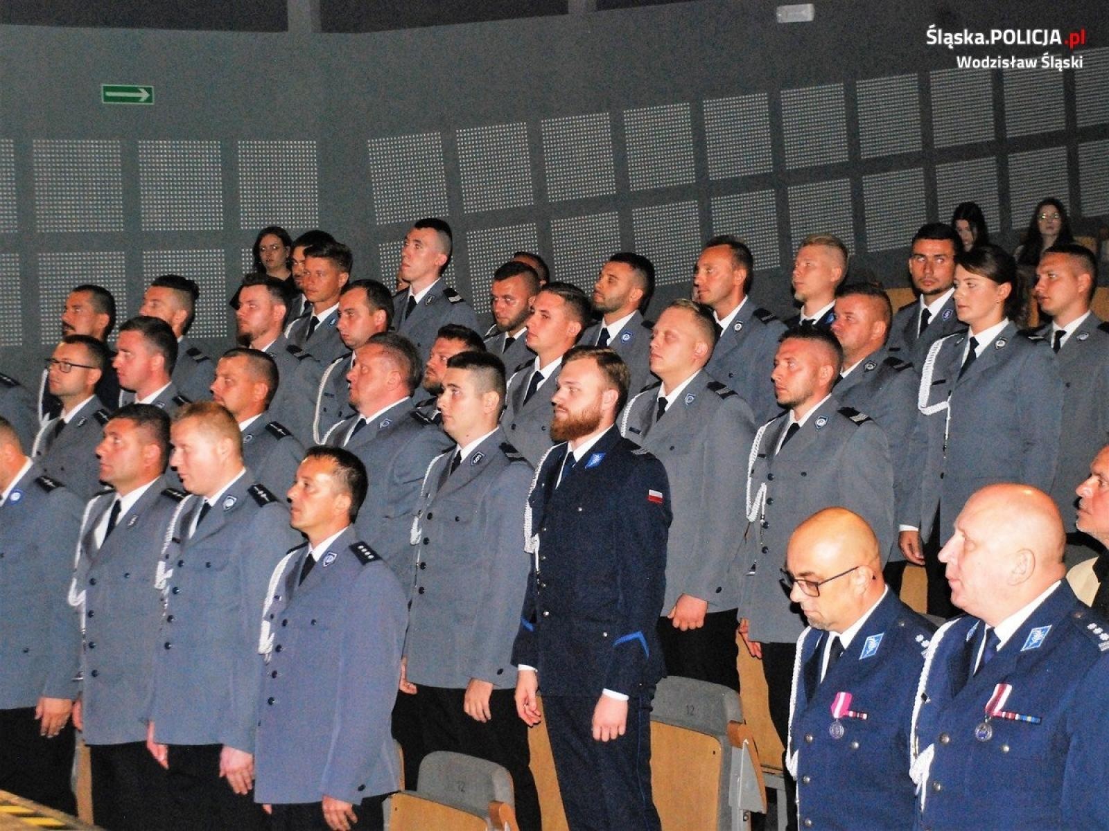 Zdjęcie w galerii na portalu naszwodzislaw.com: Obchody Święta Policji wodzisławskiego garnizonu  wiadomości z regionu