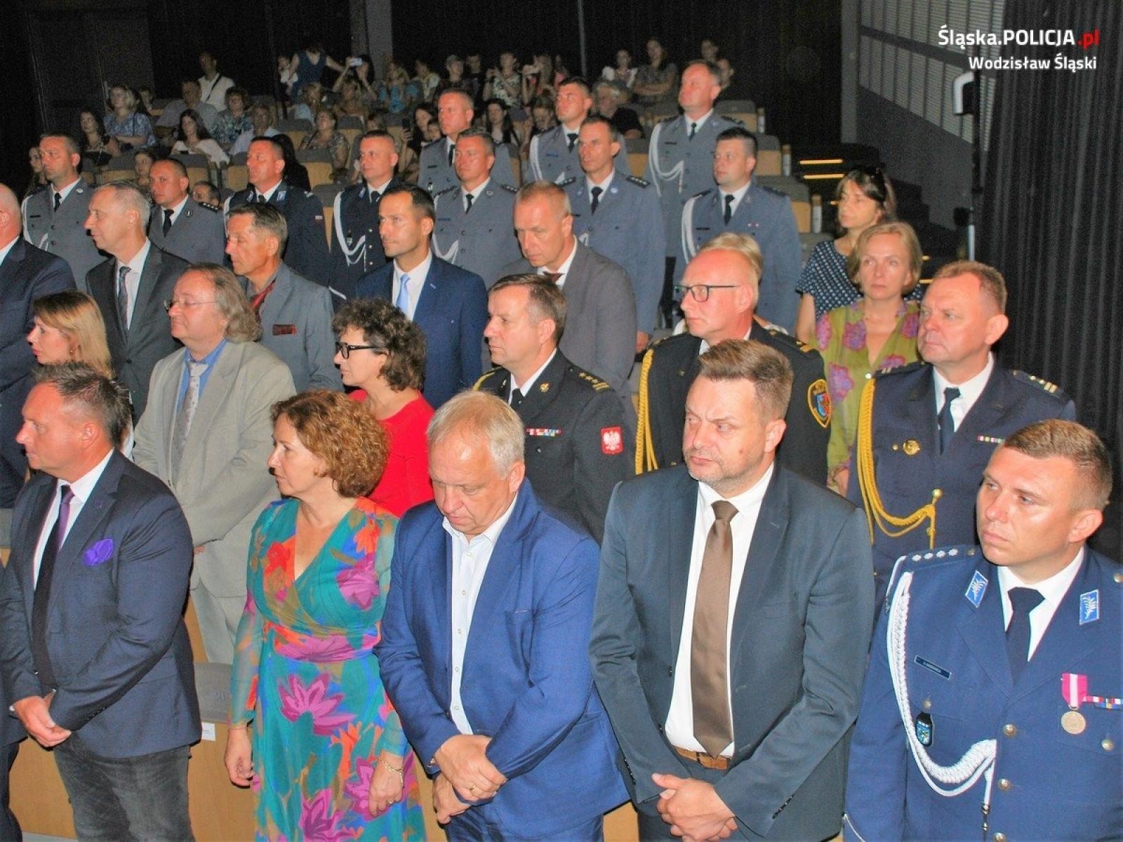 Zdjęcie w galerii na portalu naszwodzislaw.com: Obchody Święta Policji wodzisławskiego garnizonu  wiadomości z regionu