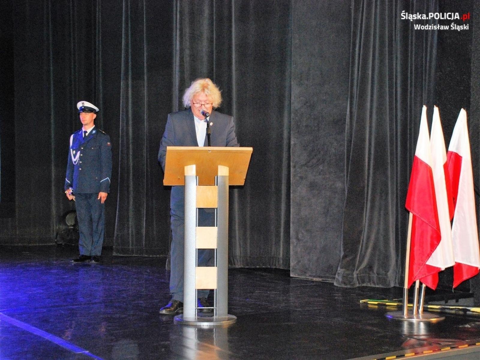 Zdjęcie w galerii na portalu naszwodzislaw.com: Obchody Święta Policji wodzisławskiego garnizonu  wiadomości z regionu