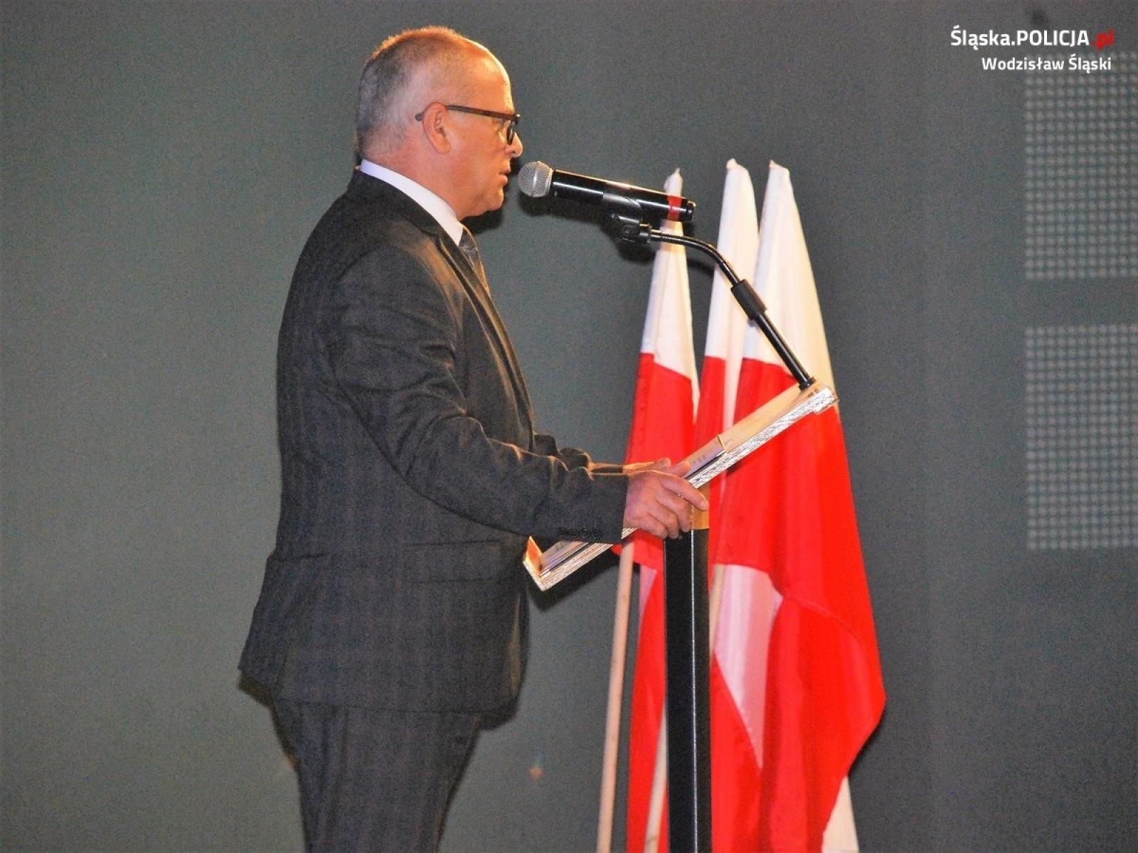 Zdjęcie w galerii na portalu naszwodzislaw.com: Obchody Święta Policji wodzisławskiego garnizonu  wiadomości z regionu