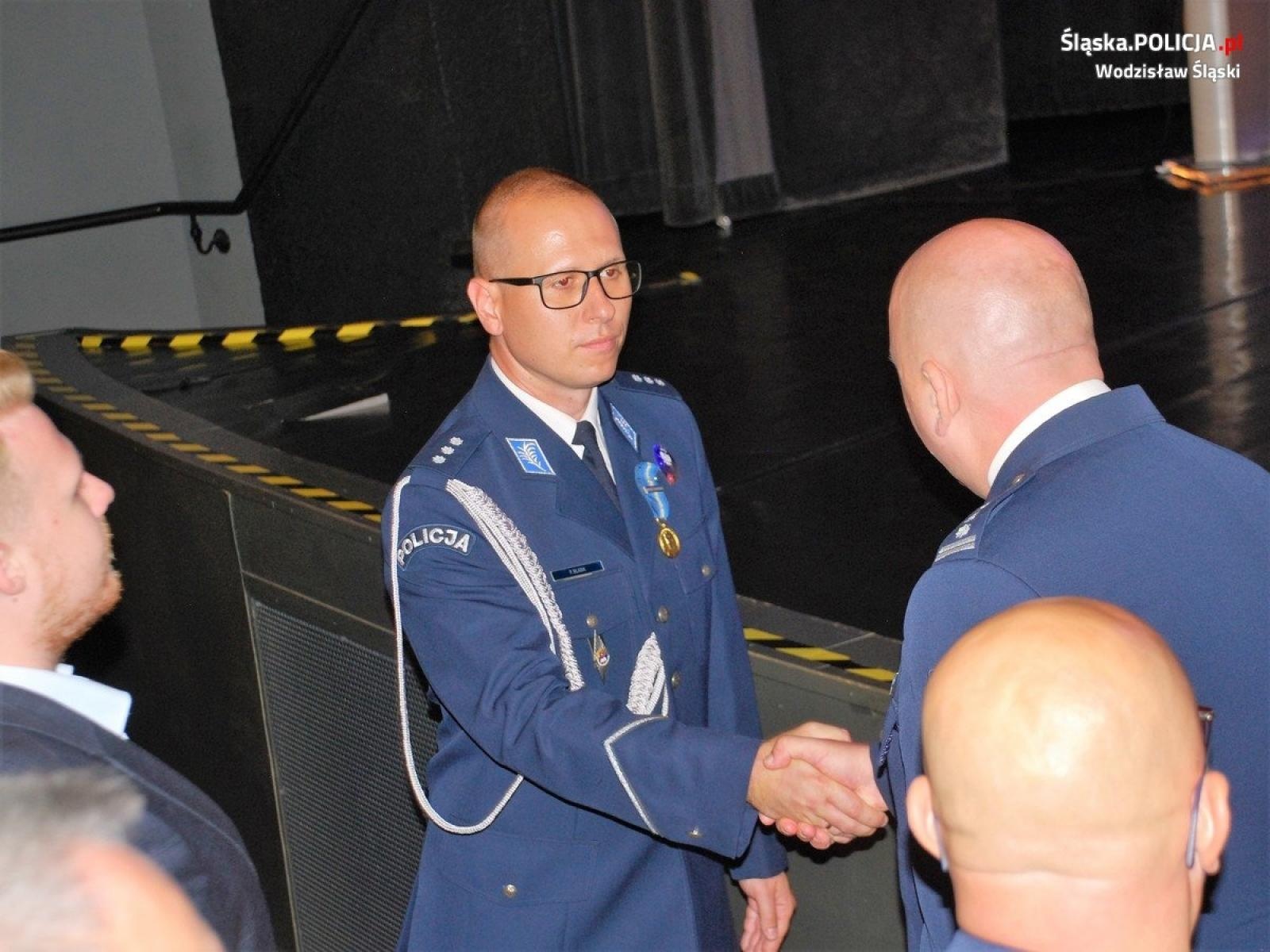 Zdjęcie w galerii na portalu naszwodzislaw.com: Obchody Święta Policji wodzisławskiego garnizonu  wiadomości z regionu