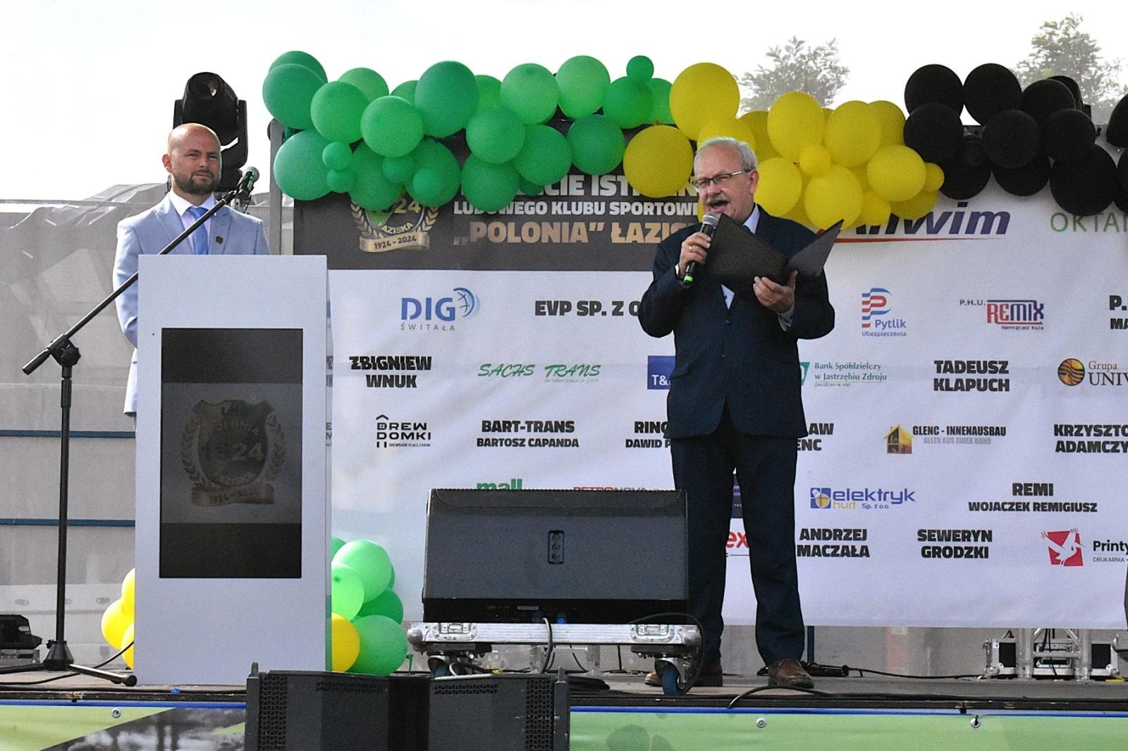 Zdjęcie w galerii na portalu naszwodzislaw.com: Polonia Łaziska hucznie świętowała setne urodziny [FOTO] wiadomości z regionu