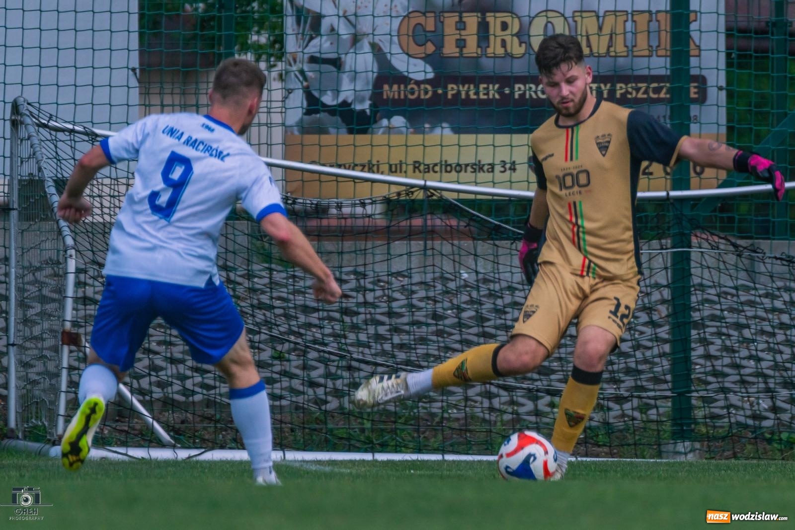 Zdjęcie w galerii na portalu naszwodzislaw.com: Wawrzyczny show w Gorzycach. Unia znów bez punktów [FOTO] wiadomości z regionu