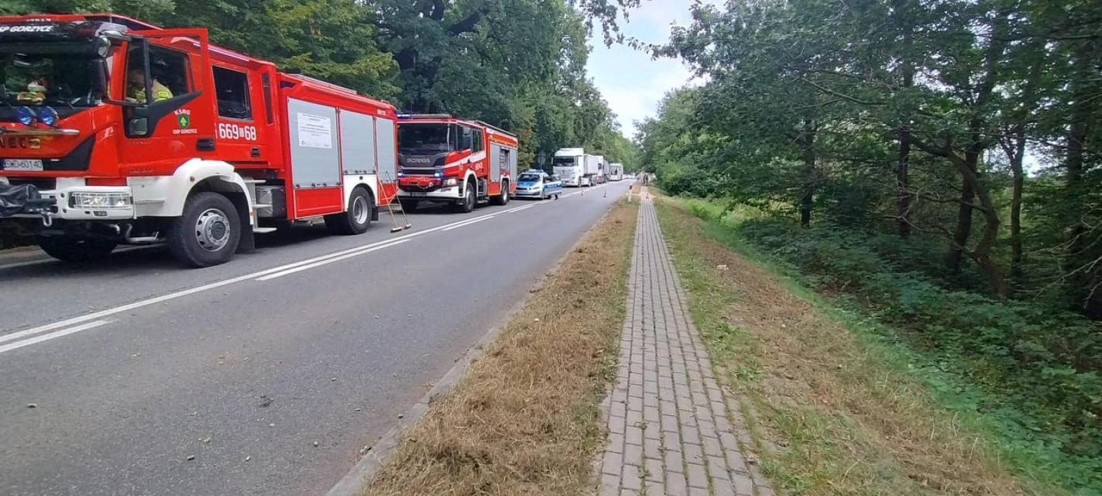 Zdjęcie w galerii na portalu naszwodzislaw.com: O włos od tragedii w Gorzycach [FOTO] wiadomości z regionu