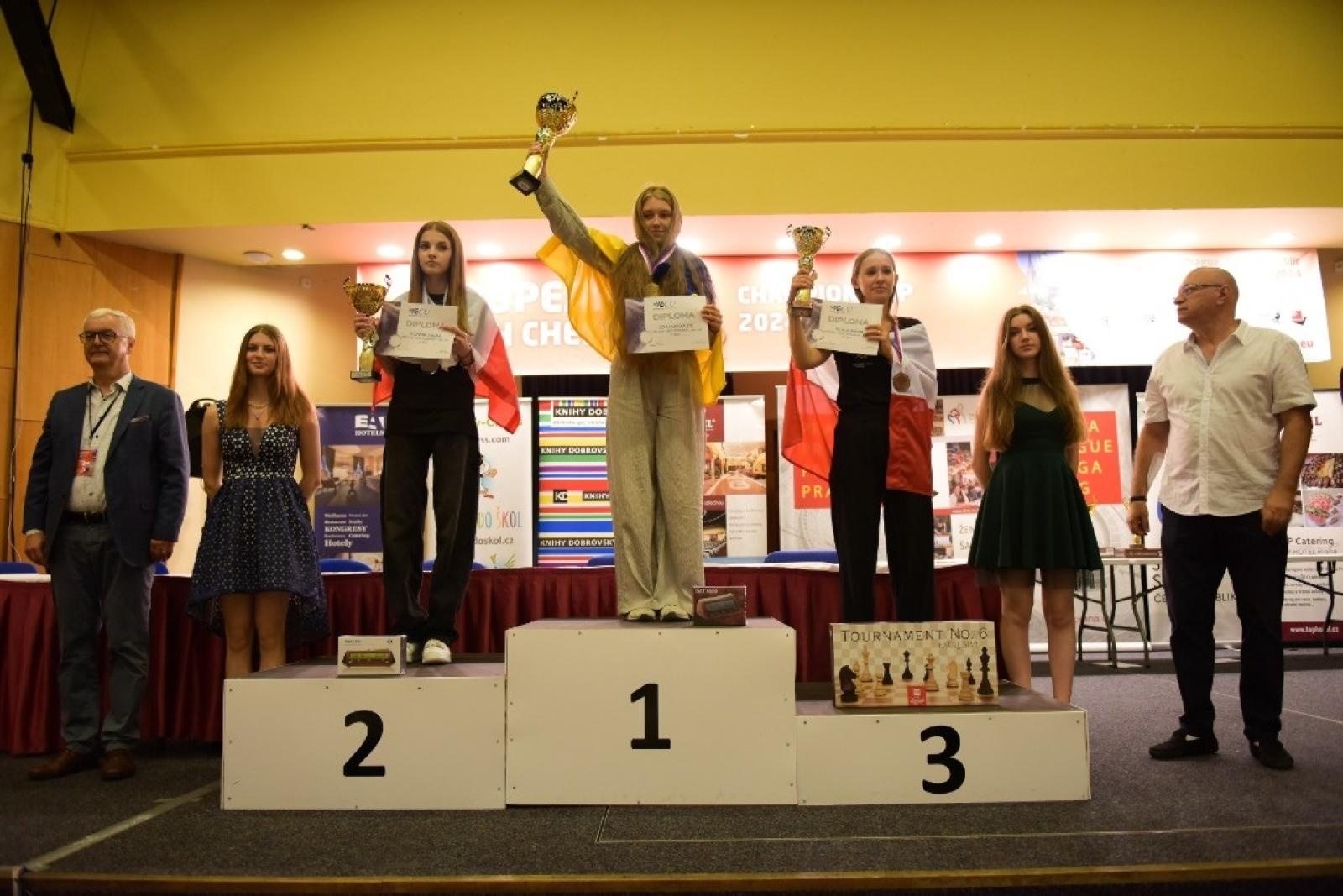 Zdjęcie w galerii na portalu naszwodzislaw.com: Szachistka z Rydułtów z medalami mistrzostw Europy wiadomości z regionu