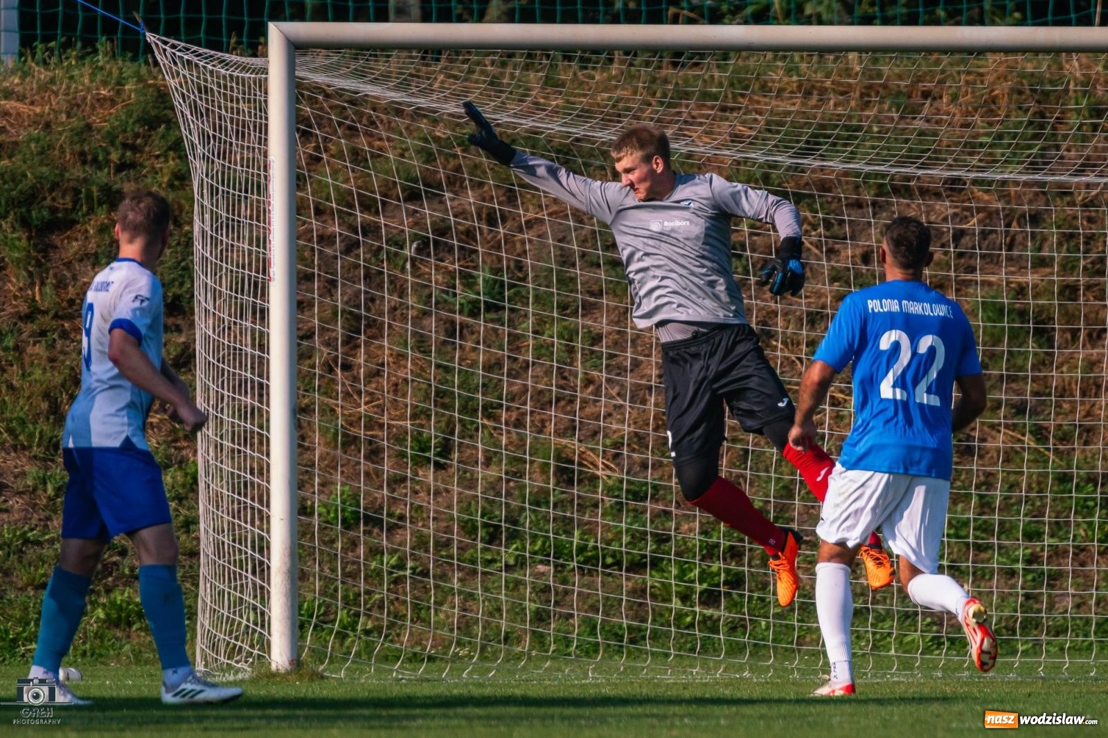 Zdjęcie w galerii na portalu naszwodzislaw.com: Polonia Marklowice bez punktów w Raciborzu [FOTO] wiadomości z regionu