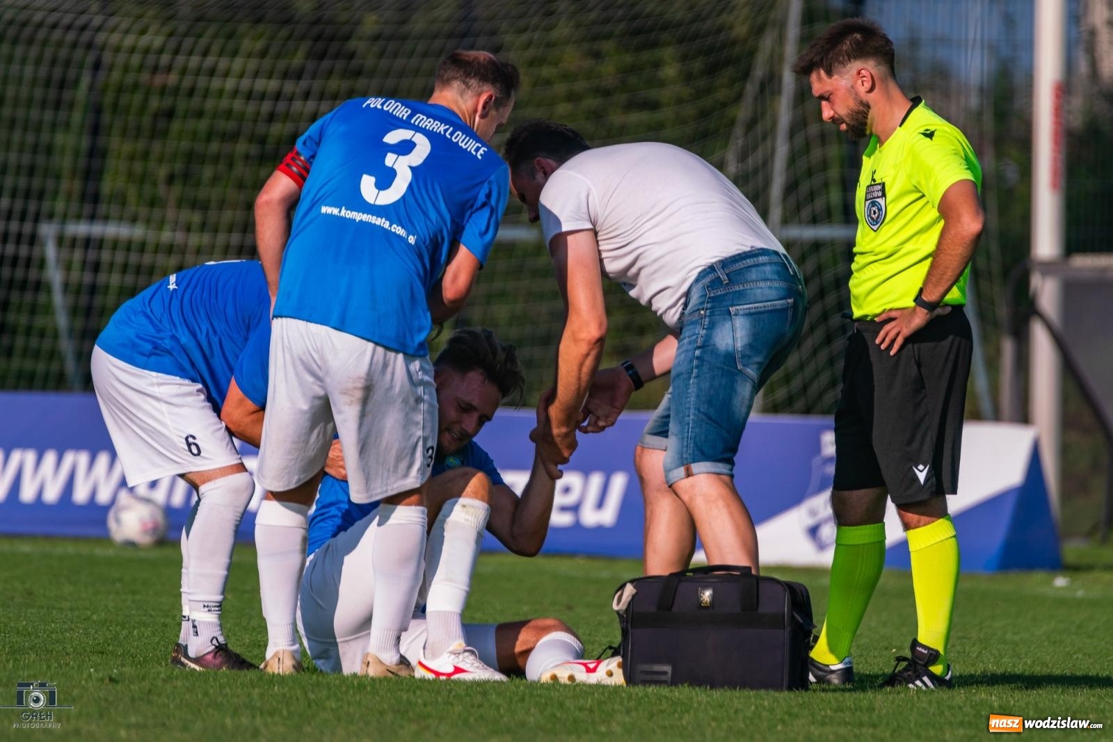 Zdjęcie w galerii na portalu naszwodzislaw.com: Polonia Marklowice bez punktów w Raciborzu [FOTO] wiadomości z regionu