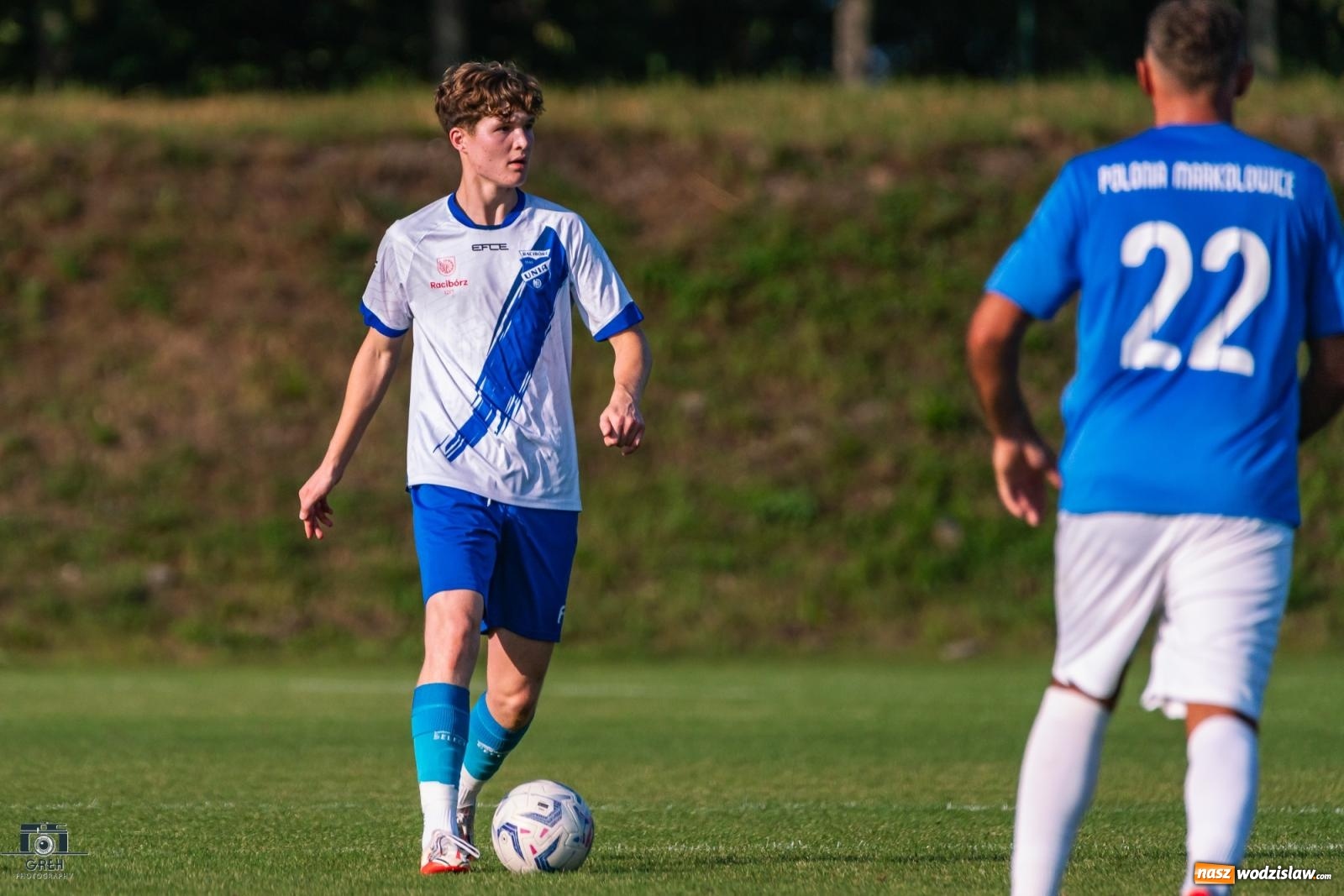 Zdjęcie w galerii na portalu naszwodzislaw.com: Polonia Marklowice bez punktów w Raciborzu [FOTO] wiadomości z regionu