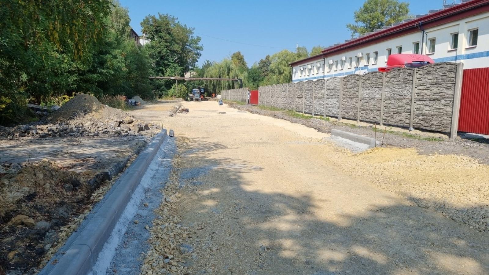 Zdjęcie w galerii na portalu naszwodzislaw.com: Postępy prac na ulicach przy KWK 1 Maja wiadomości z regionu