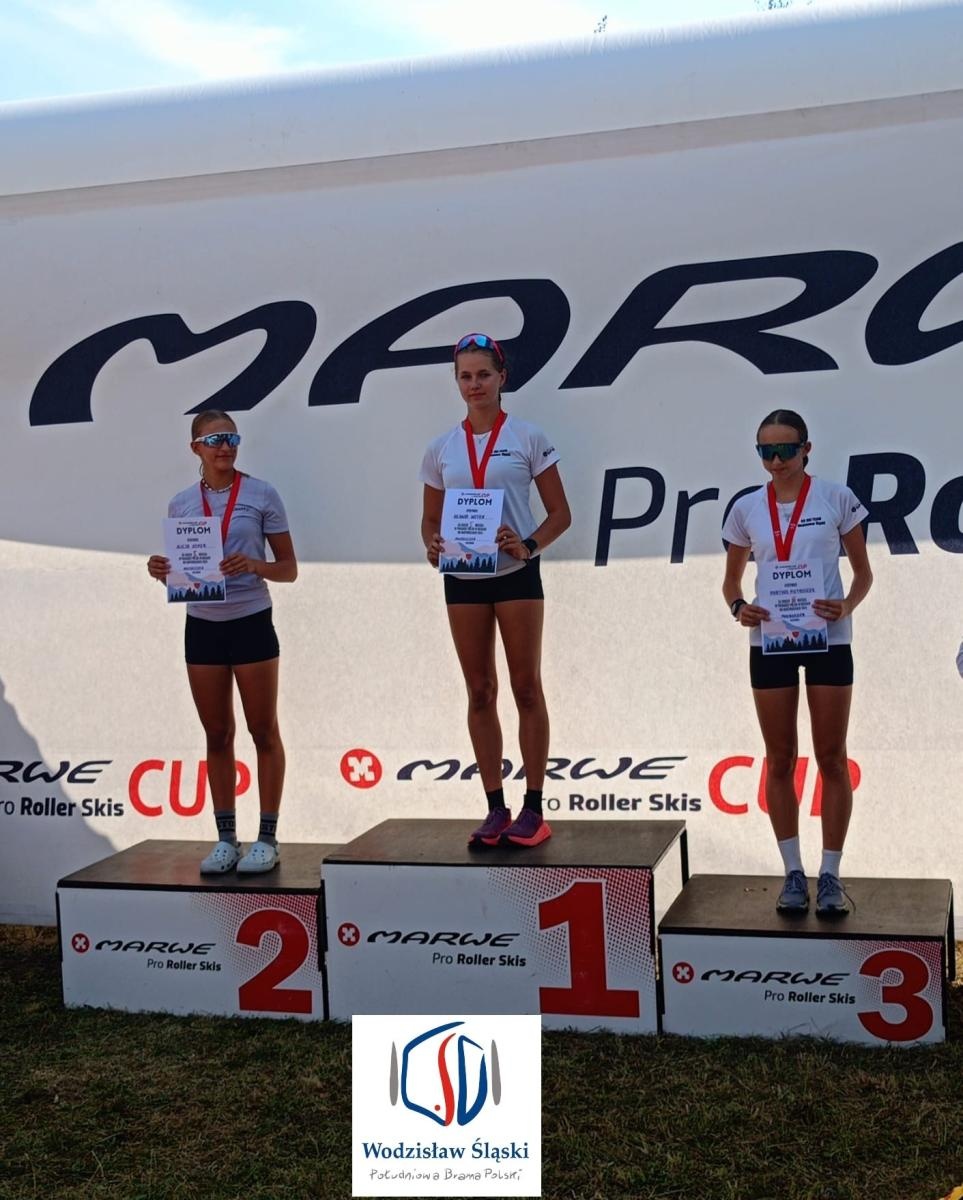 Zdjęcie w galerii na portalu naszwodzislaw.com: Puchar Polski na nartorolkach. Medale zawodniczek KS Ski Team  wiadomości z regionu