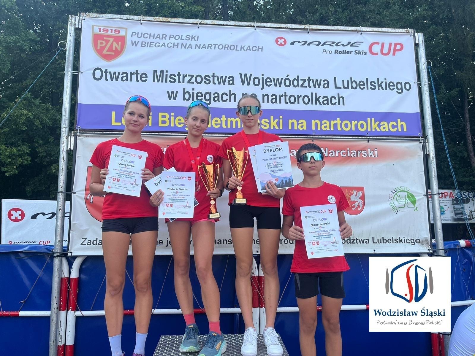 Zdjęcie w galerii na portalu naszwodzislaw.com: Puchar Polski na nartorolkach. Medale zawodniczek KS Ski Team  wiadomości z regionu