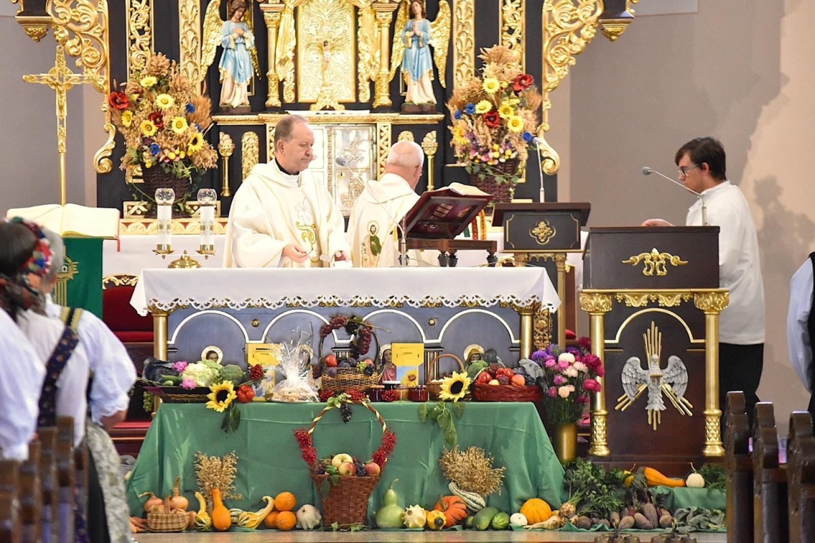 Zdjęcie w galerii na portalu naszwodzislaw.com: Godów pięknie podziękował za tegoroczne plony wiadomości z regionu