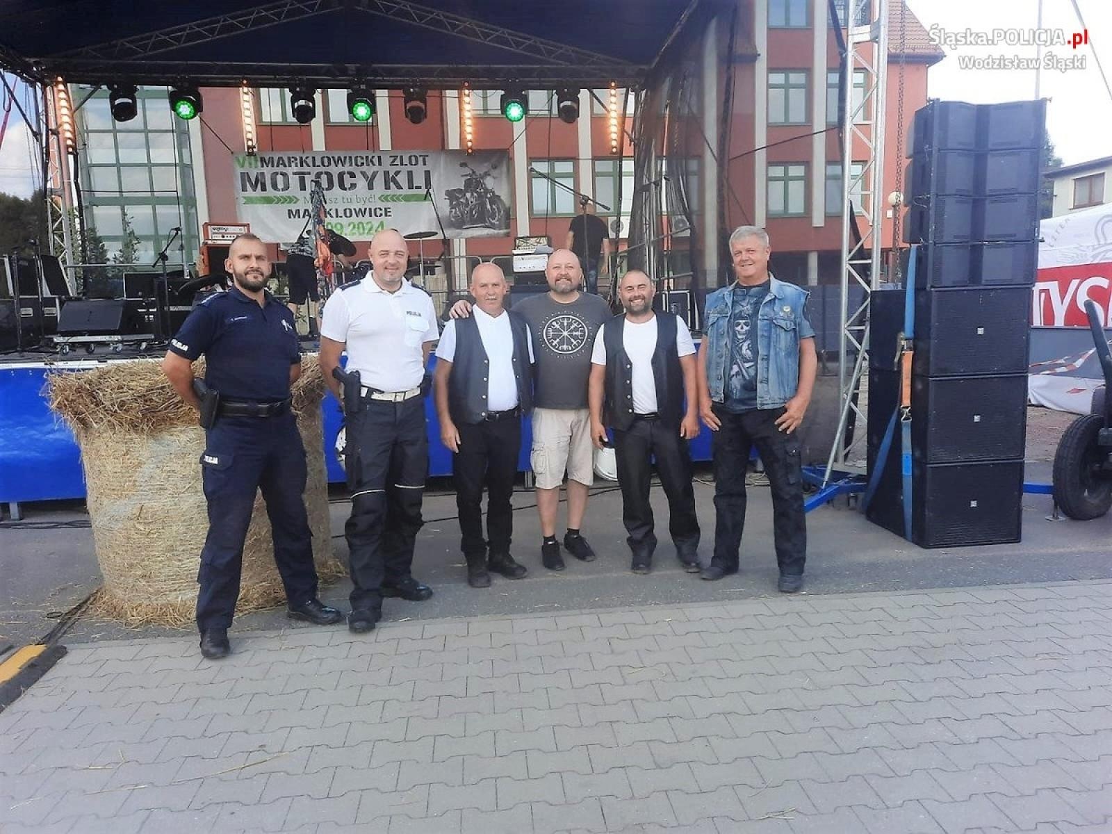 Zdjęcie w galerii na portalu naszwodzislaw.com: VII marklowicki zlot motocykli z udziałem wodzisławskich policjantów wiadomości z regionu