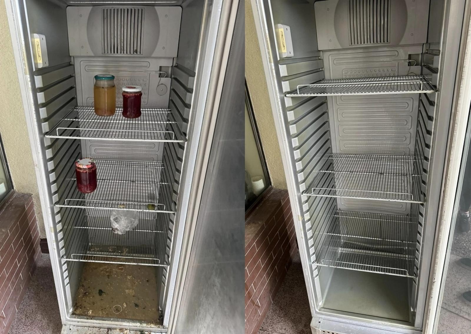 Zdjęcie w galerii na portalu naszwodzislaw.com: Po brudzie i smrodzie nie ma już śladu. Lodówka społeczna na osiedlu XXX-lecia znów czysta wiadomości z regionu
