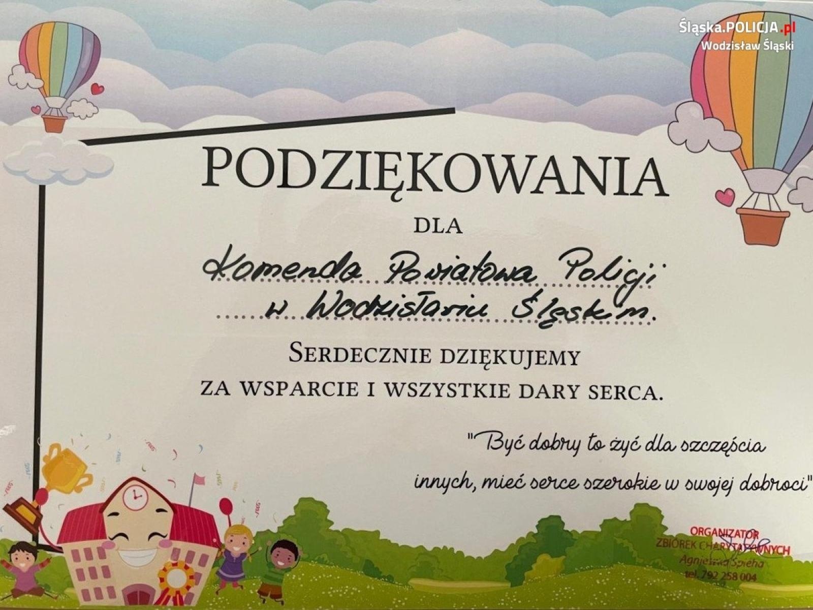 Zdjęcie w galerii na portalu naszwodzislaw.com: Dzielnicowy o wielkim sercu wiadomości z regionu
