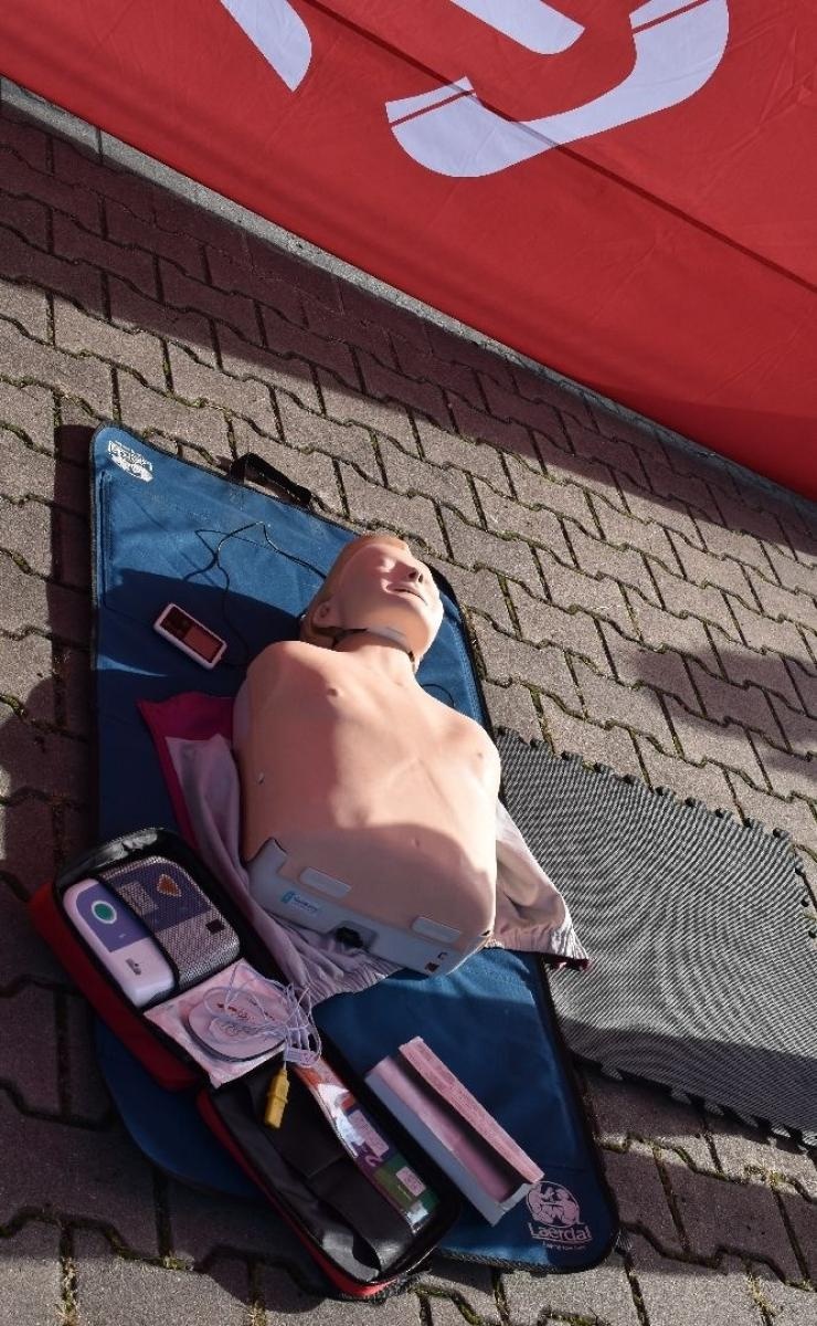 Zdjęcie w galerii na portalu naszwodzislaw.com: Kurs pierwszej pomocy zamiast mandatu, czyli Road Safety Days po raz czwarty w powiecie wodzisławskim wiadomości z regionu