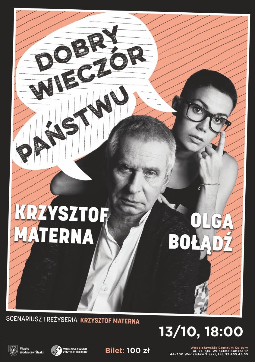 Zdjęcie w galerii na portalu naszwodzislaw.com: Dobry wieczór Państwu. Spektakl Materny i Bołądź już wkrótce w WCK wiadomości z regionu