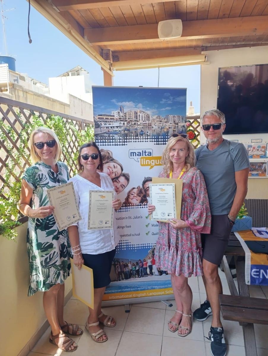 Zdjęcie w galerii na portalu naszwodzislaw.com: Nauczyciele z ZSP 6 na Malcie wiadomości z regionu