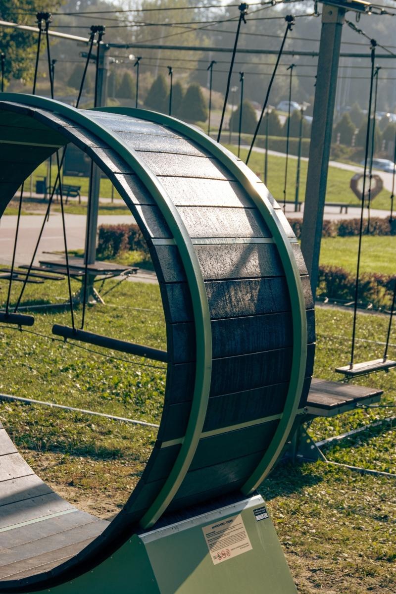 Zdjęcie w galerii na portalu naszwodzislaw.com: Skorzystaj z samoobsługowego parku linowego na Trzech Wzgórzach [FOTO] wiadomości z regionu