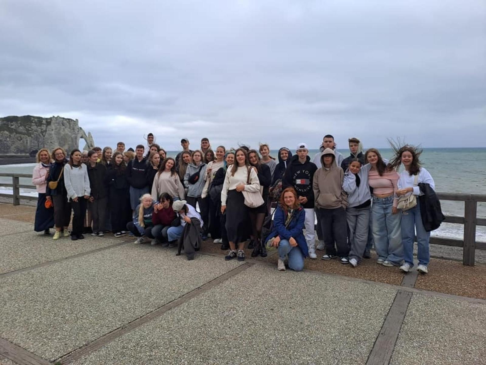 Zdjęcie w galerii na portalu naszwodzislaw.com: Wyjątkowa podróż uczniów SP1 do Francji [FOTO] wiadomości z regionu